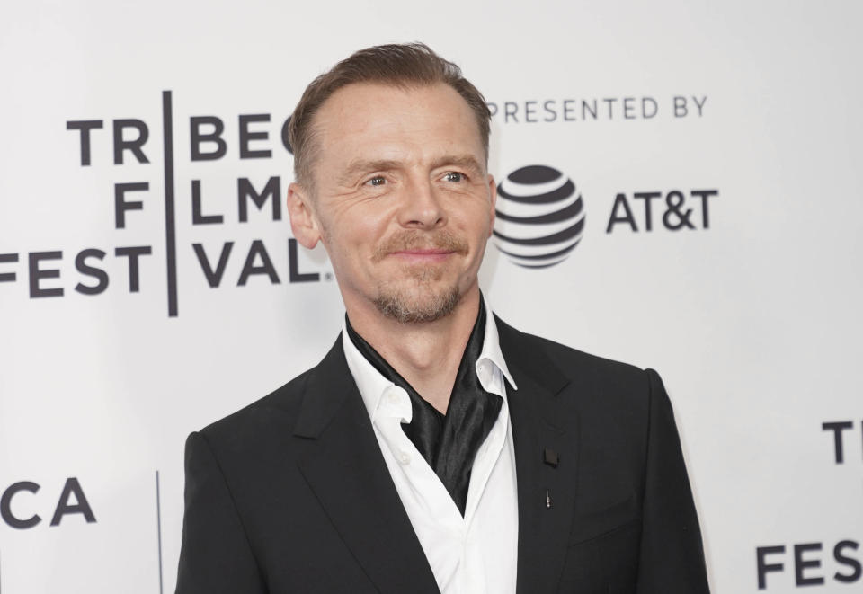 Photo by: zz/John Nacion/STAR MAX/IPx 2019 4/28/19 Simon Pegg at the premiere of "Lost Transmissions" during the 2019 Tribeca Film Festival in New York City. (NYC)