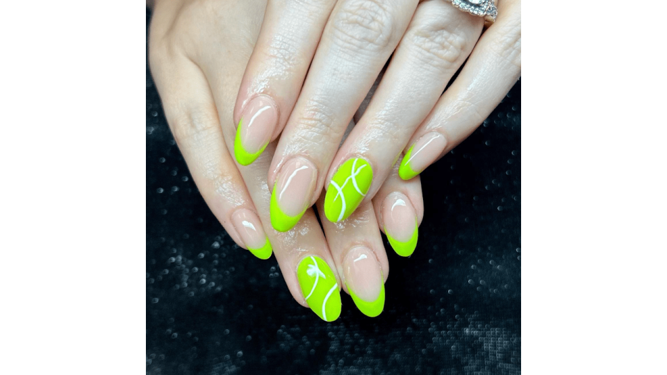 Zesty Lime Nails @mercurycreationss  