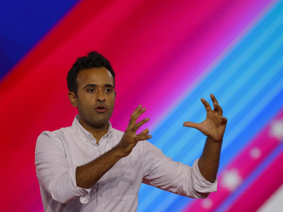 Vivek Ramaswamy speaks at CPAC