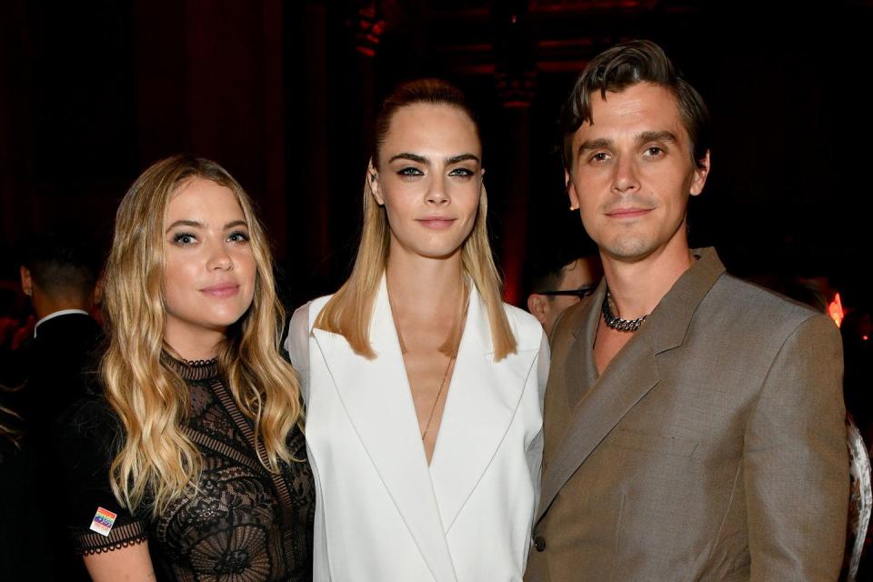 <p>After two years of dating, <a href="https://www.cosmopolitan.com/entertainment/celebs/a28471158/ashley-benson-cara-delevingne-tattoo/" rel="nofollow noopener" target="_blank" data-ylk="slk:a couple's tattoo;elm:context_link;itc:0;sec:content-canvas" class="link ">a couple's tattoo</a>, and one very public sex bench purchase, <a href="https://www.cosmopolitan.com/entertainment/celebs/a32391895/cara-delevingne-ashley-benson-broke-up/" rel="nofollow noopener" target="_blank" data-ylk="slk:Ashley and Cara decided to end their relationship in May;elm:context_link;itc:0;sec:content-canvas" class="link ">Ashley and Cara decided to end their relationship in May</a>. At the very least, their split wasn't messy—a <em><a href="https://people.com/style/cara-delevingne-and-ashley-benson-split-after-nearly-two-years-of-dating/" rel="nofollow noopener" target="_blank" data-ylk="slk:People;elm:context_link;itc:0;sec:content-canvas" class="link ">People</a></em> source said the former couple “always had their ups and down before but it’s over now...their relationship just ran its course.”</p>