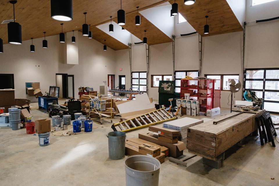 A view of the main room of the Atwood Lake Activities Center currently being renovated, Wednesday, March 13.