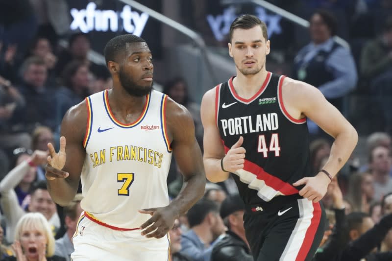 NBA: Portland Trail Blazers at Golden State Warriors