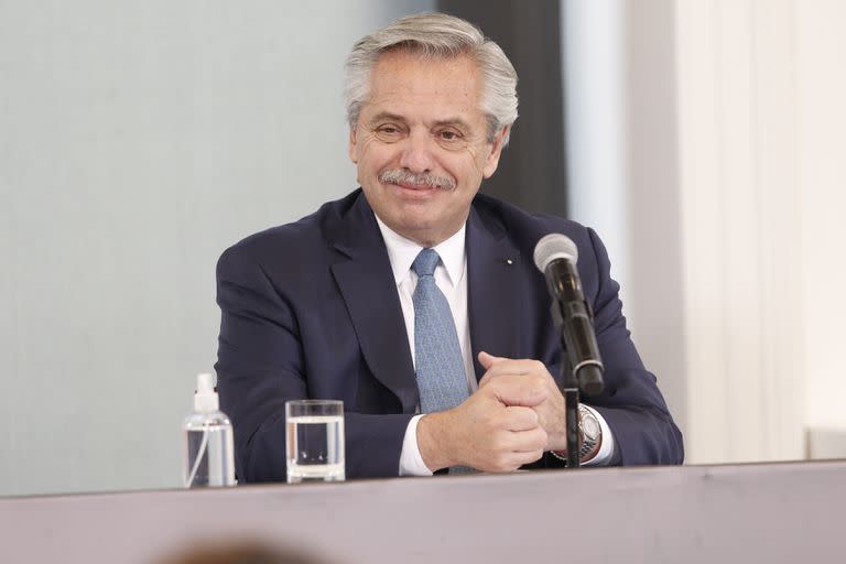EL presidente Alberto Fernández