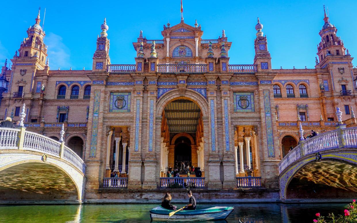 Seville, served by only two regional UK airports