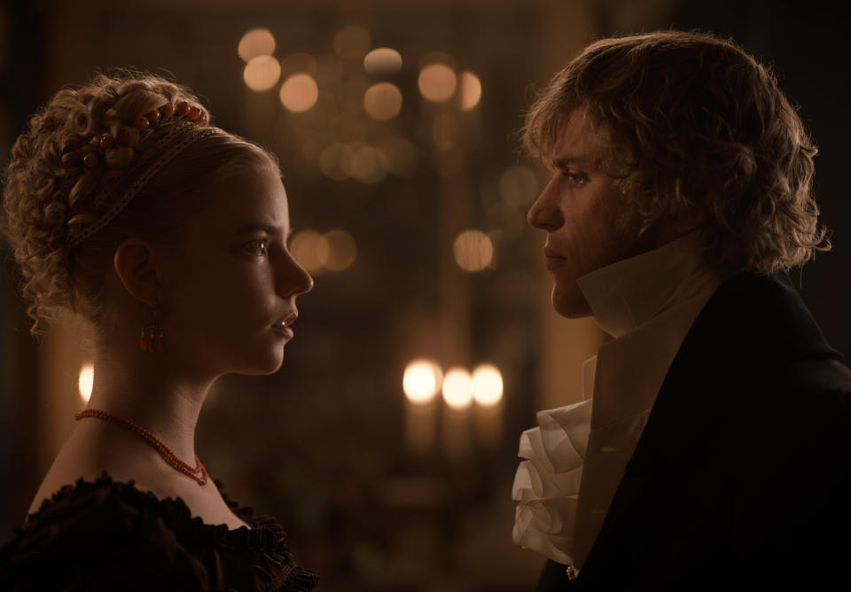 Anya Taylor-Joy and Johnny Flynn in Emma. (Focus Features/Universal)