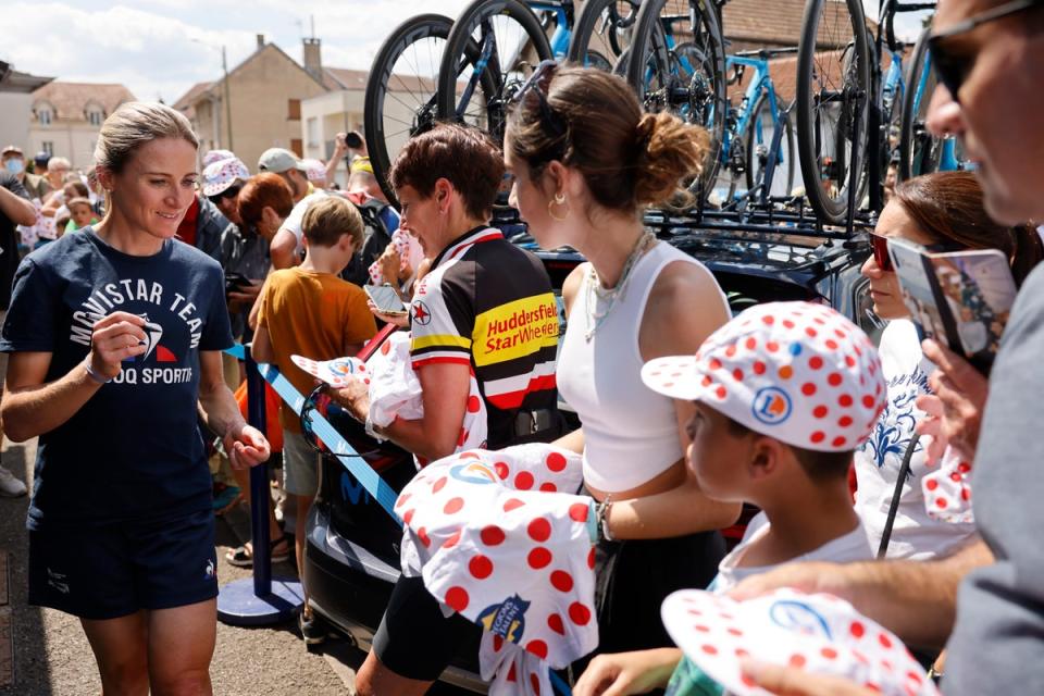 Tour de France Women Cycling (Copyright 2022 The Associated Press. All rights reserved)