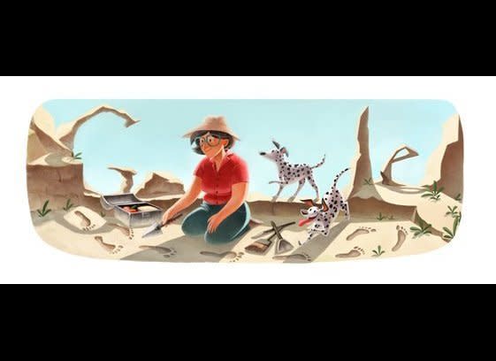 On February 6th, 2013, Google celebrated archeologist <a href="http://www.huffingtonpost.com/2013/02/06/mary-leakey_n_2630671.html" target="_hplink">Mary Leakey's 100th birthday</a>.