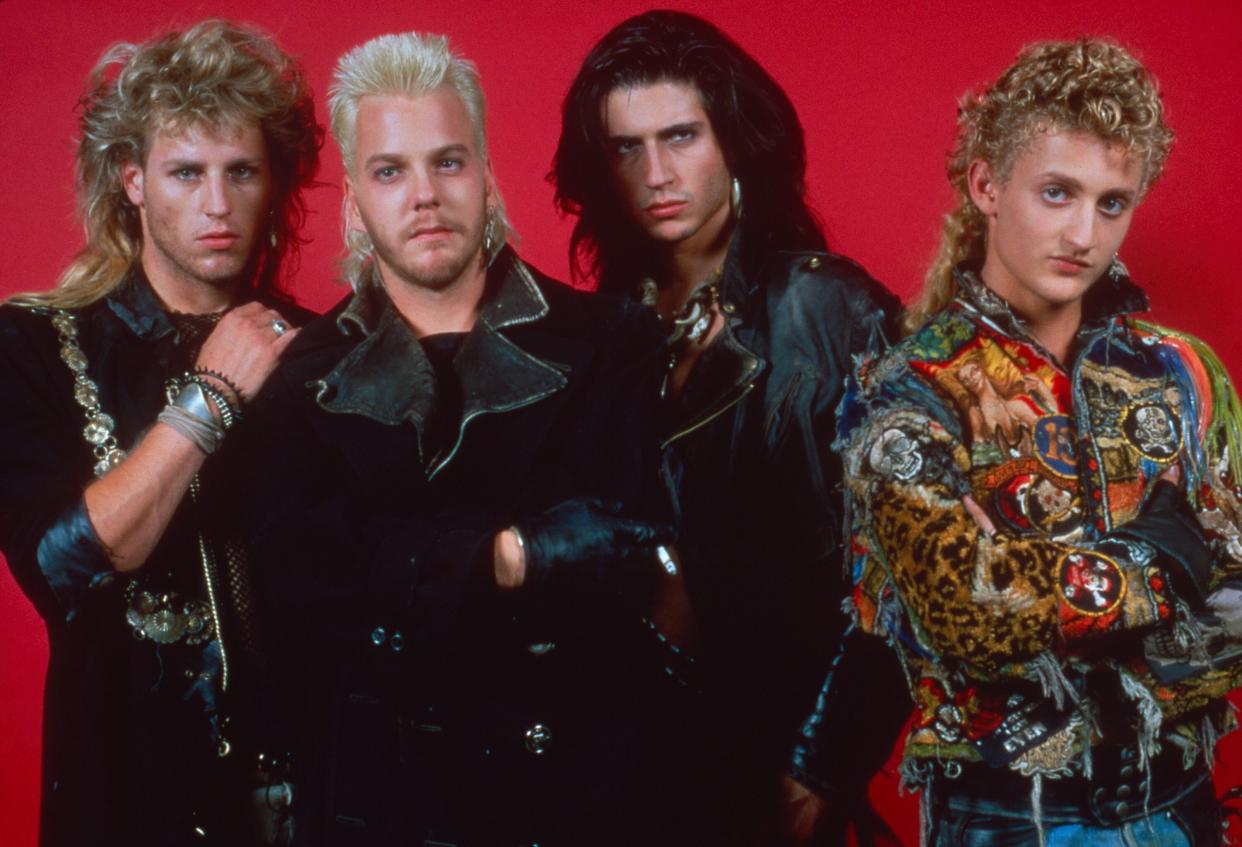 Brooke McCarter, Kiefer Sutherland, Billy Wirth, and Alex Winter in 'The Lost Boys.' (Photo: Warner Bros./Everett Collection)