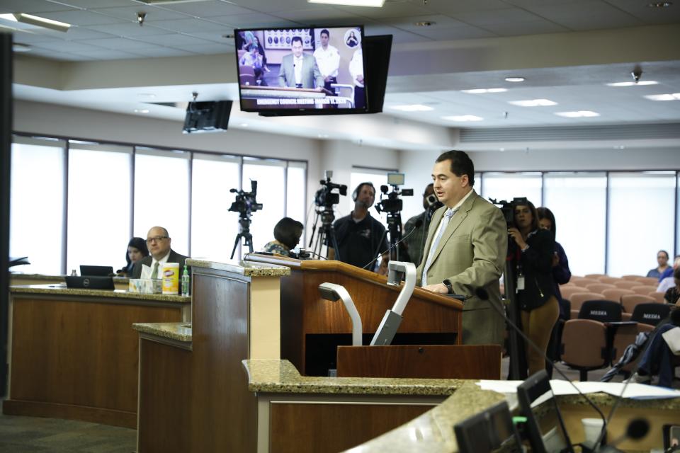 Dr. Hector Ocaranza, health authority with the El Paso Department of Public Health told the City Council, March 17, 2020,he recommended bars, arcades and clubs close as a precaution to stop the spread of the coronavirus.