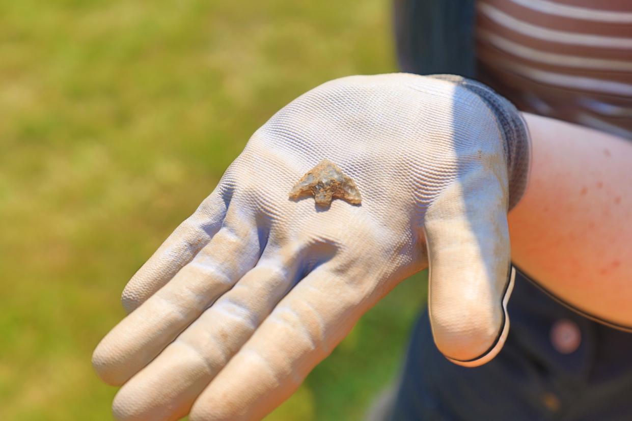 Discoveries at the site such as a Bronze Age arrowhead and clay pot has allowed experts to date the house.