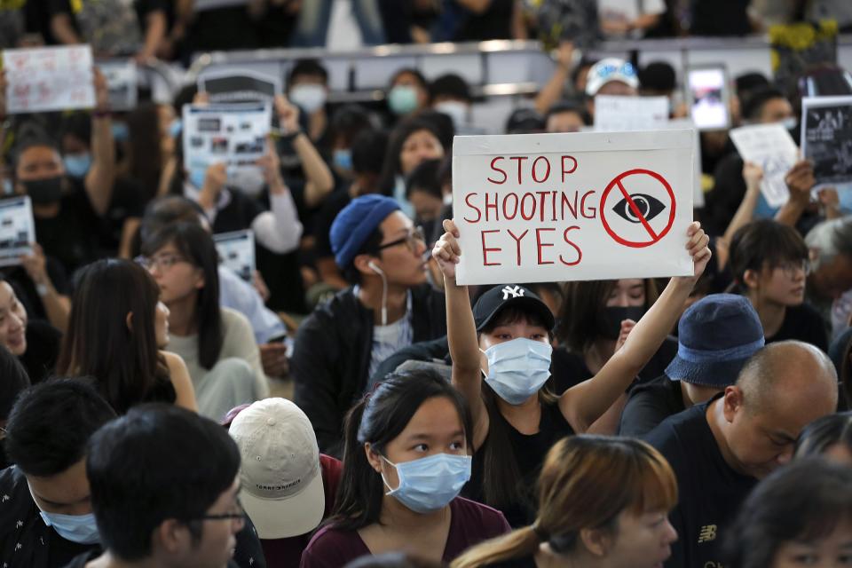 Hong Kong protests airports