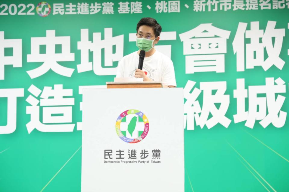 基隆市長參選人蔡適應。記者潘永鴻攝影。 1