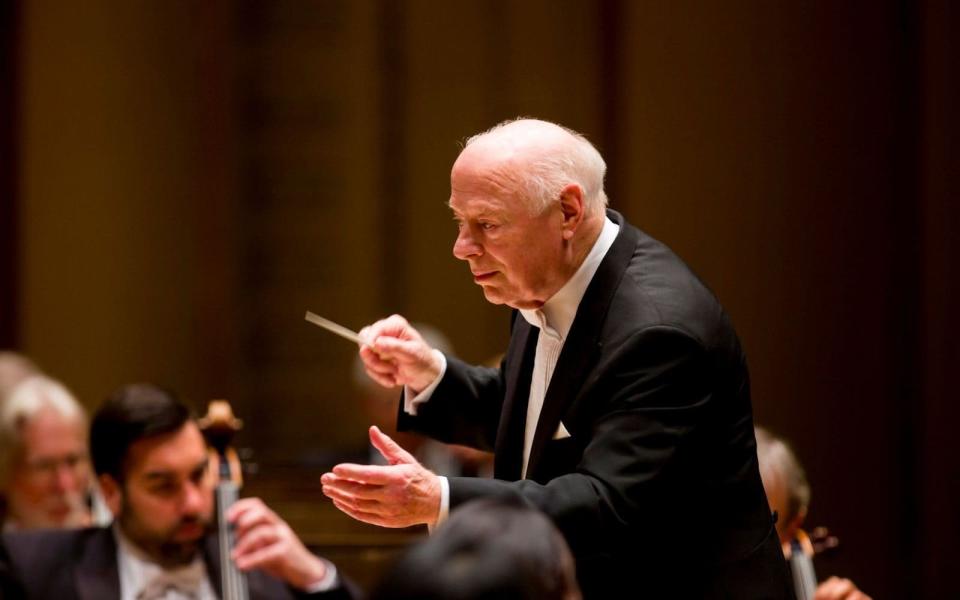 Conductor Bernard Haitink - Credit: Todd Rosenberg