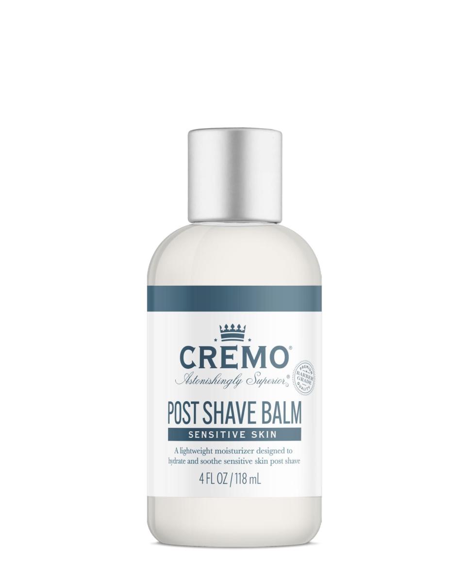 <p><a href="https://go.redirectingat.com?id=74968X1596630&url=https%3A%2F%2Fcremocompany.com%2Fproducts%2Fsensitive-skin-post-shave-balm&sref=https%3A%2F%2F" rel="nofollow noopener" target="_blank" data-ylk="slk:Shop Now;elm:context_link;itc:0;sec:content-canvas" class="link ">Shop Now</a></p><p>Sensitive Skin Post Shave Balm</p><p>cremocompany.com</p><p>$8.99</p>