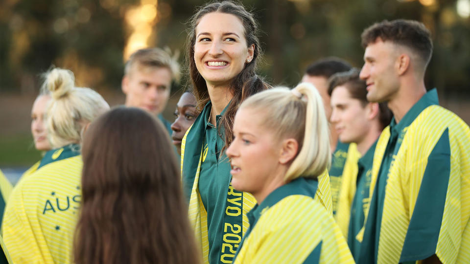 Nicola McDermott, pictured here at the Tokyo 2020 Olympic Games team announcement.