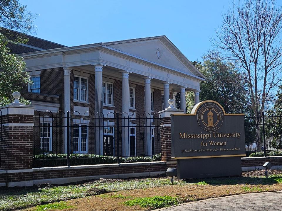 The W has a new name: Wynbridge State University of Mississippi. The name was unveiled during a ceremony Tuesday, Feb. 13, 2024, at the university in Columbus, Miss.