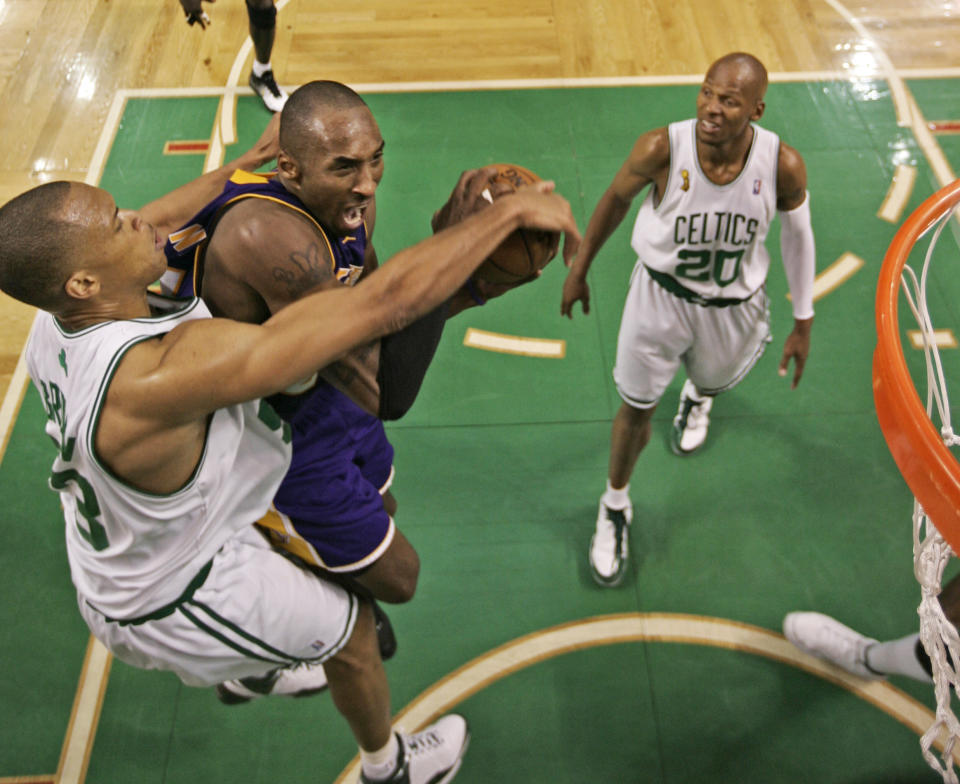 Kobe Bryant, P.J. Brown, Ray Allen