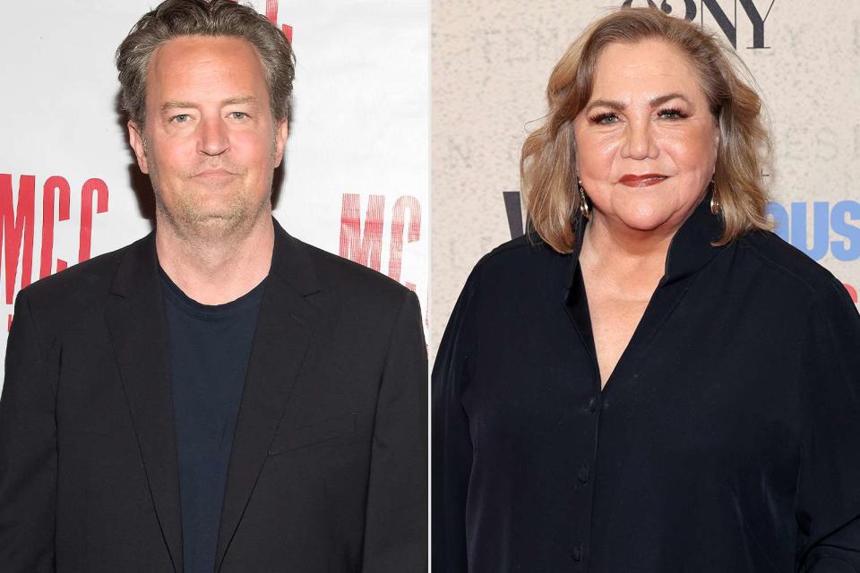 <p> Mike Pont/WireImage</p> Matthew Perry and Kathleen Turner