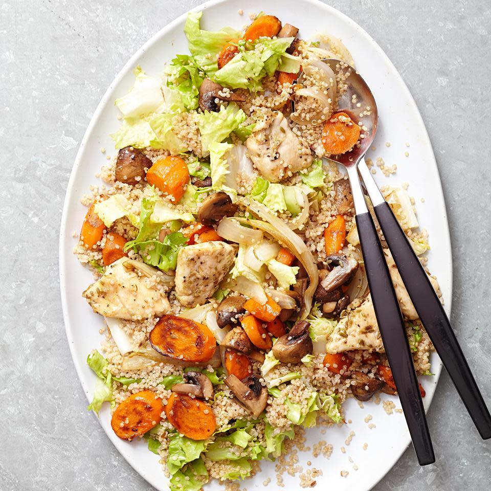 Roasted Chicken & Vegetable Quinoa Salad