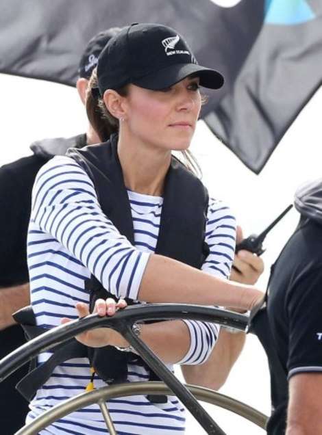 Kate Middleton da un paseo en velero