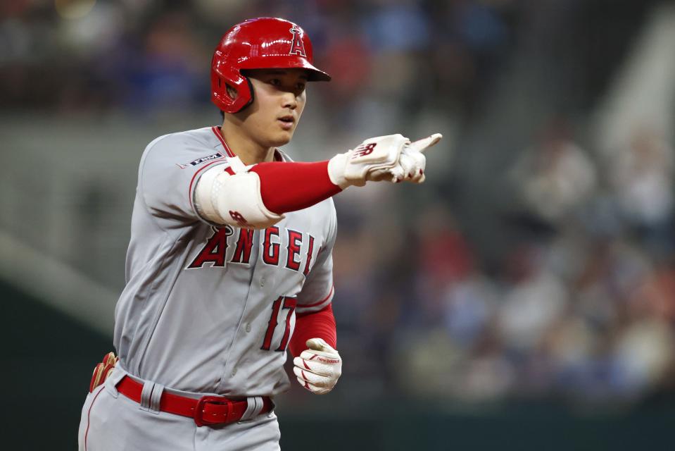 Shohei Ohtani won his first AL MVP award in 2021.