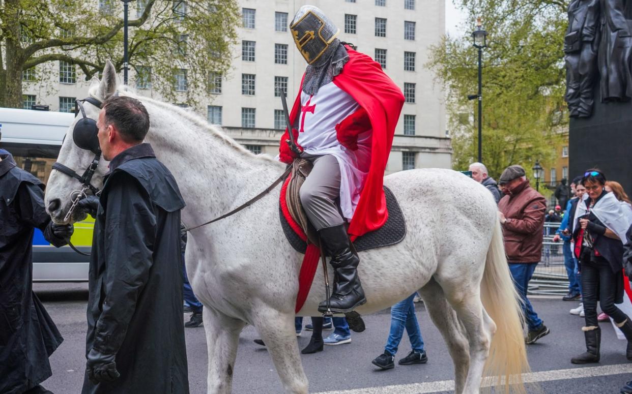 St George's Day rally in London