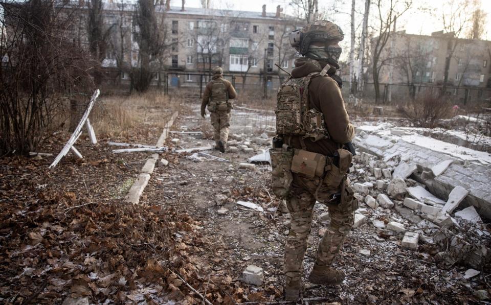 Members of the Ukrainian 110 Separate Mechanised Brigade - Chris McGrath/Getty Images