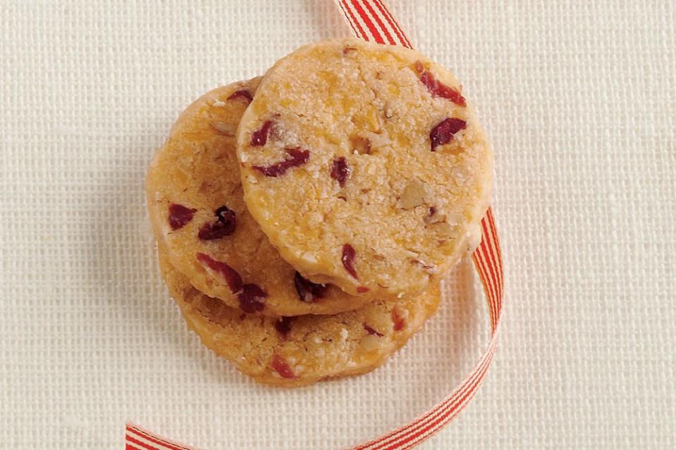 Cranberry-Pecan Cheese Wafers