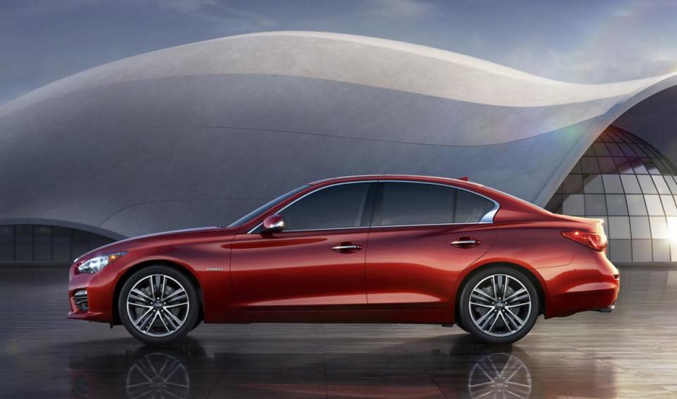 <b>Infiniti Q50</b>: The G37 gets renamed to the Q50, and adds a hybrid and four-cylinder turbo into the mix.