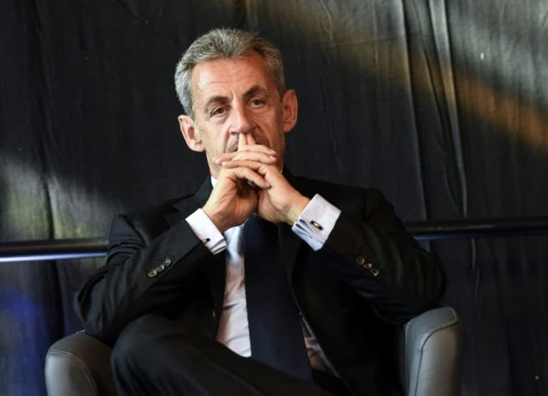 Nicolas Sarkozy lors d'une cérémonie à Calais le 22 septembre 2021 - FRANCOIS LO PRESTI © 2019 AFP