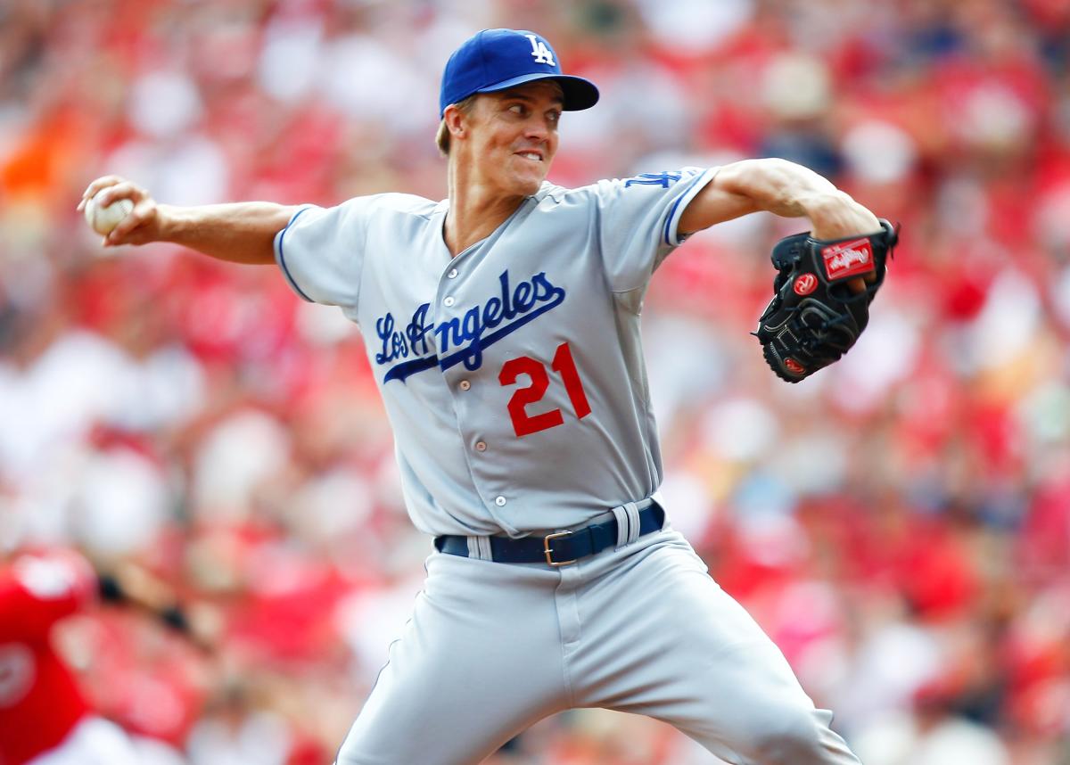 04 August 2014: Los Angeles Dodgers Starting pitcher Zack Greinke