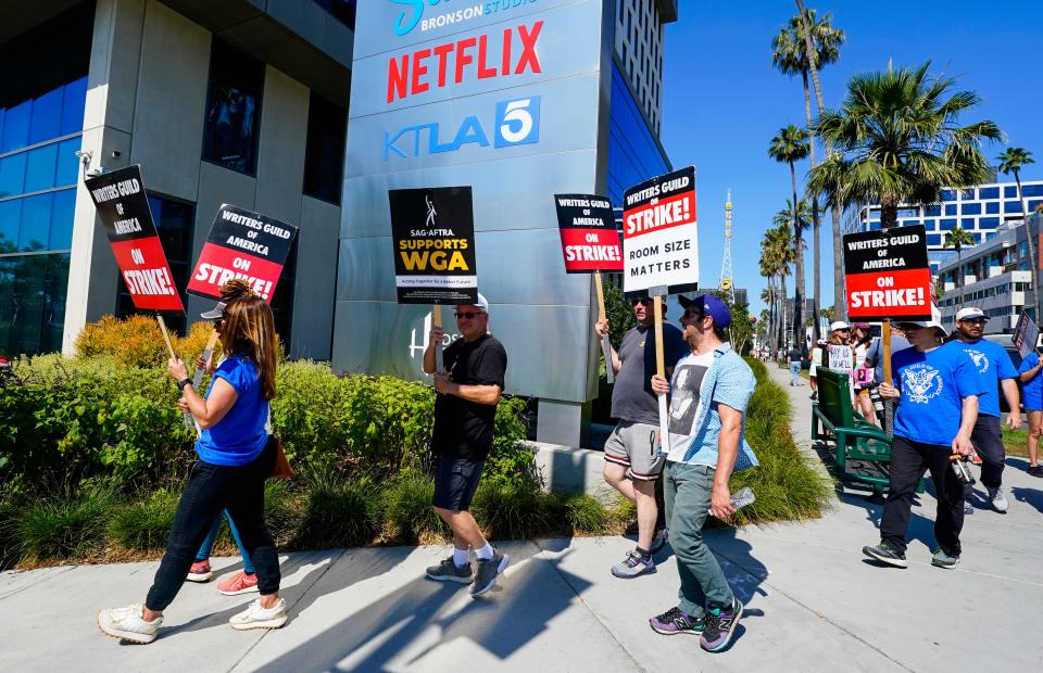 The screenwriters strike is officially over following the Writers Guild of America vote to ratify a deal with the Alliance of Motion Picture and Television Producers. Hollywood actors remain on strike.