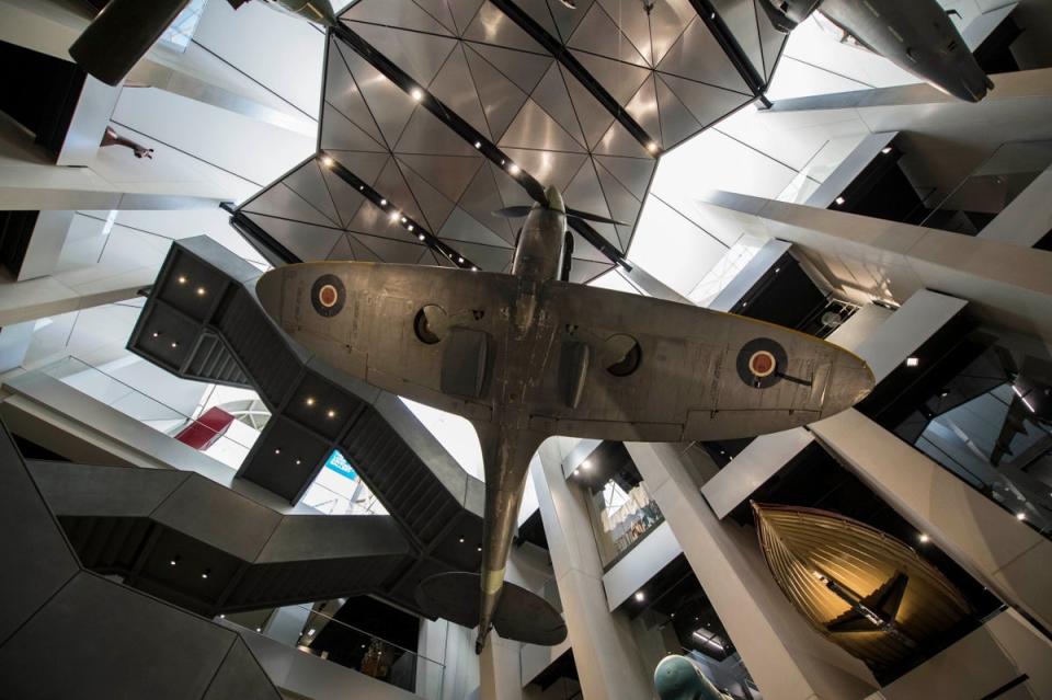 Objects on display at the Imperial War Museum (Lucy Young)