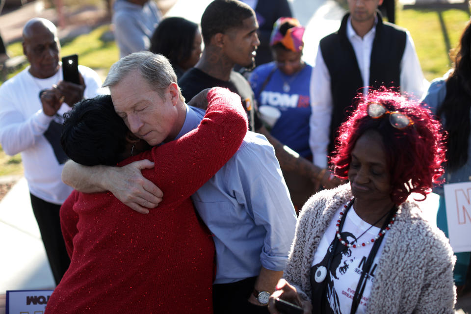 Tom Steyer could spoil Biden's victory party in South Carolina. (Photo: Alex Wong via Getty Images)