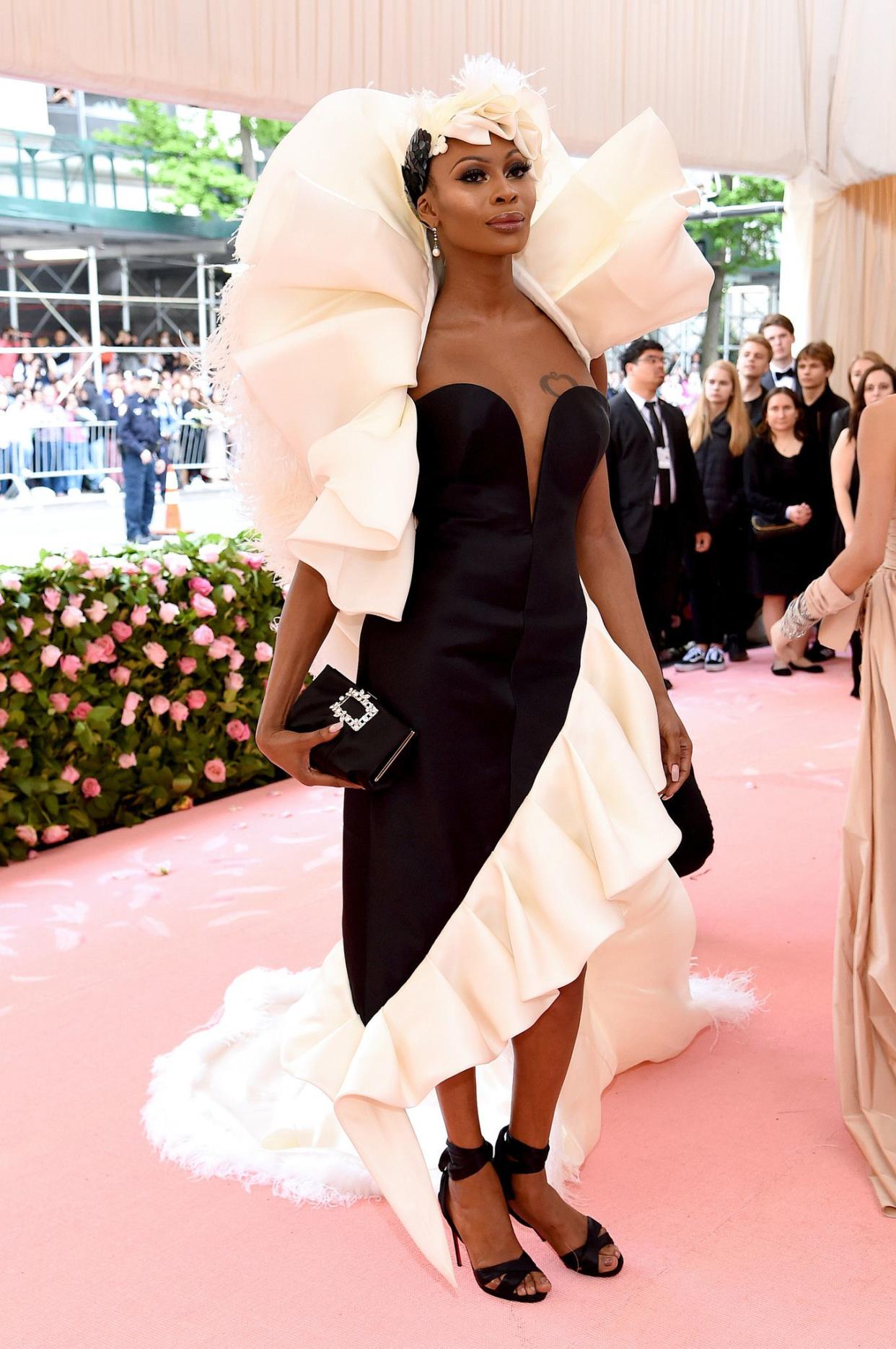 Dominique Jackson attends The 2019 Met Gala Celebrating Camp: Notes on Fashion at Metropolitan Museum of Art on May 06, 2019 in New York City.