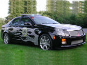 The Michigan city police use this Cadillac CTS-V as a patrol vehicle.