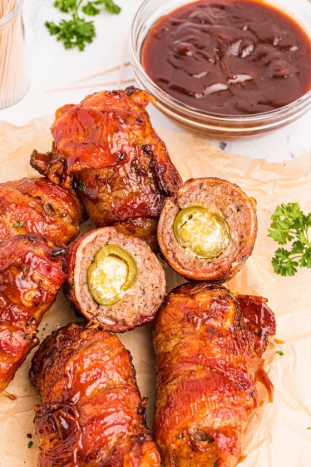 <p><a href="https://airfryingfoodie.com/air-fryer-armadillo-eggs/" rel="nofollow noopener" target="_blank" data-ylk="slk:Air Fryer Foodie;elm:context_link;itc:0;sec:content-canvas" class="link ">Air Fryer Foodie</a></p>