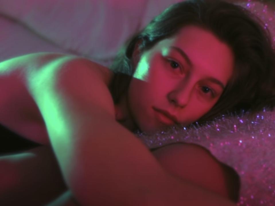 A still from King Princess' "Talia" music video.