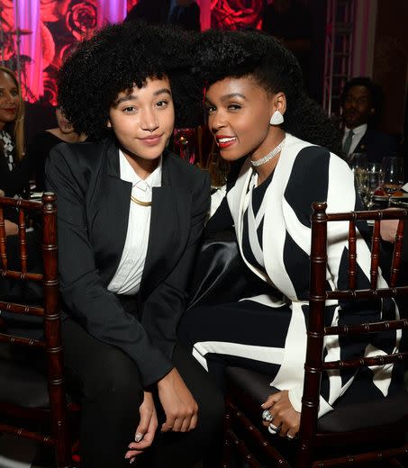 Amandla Stenberg and Janelle Monáe