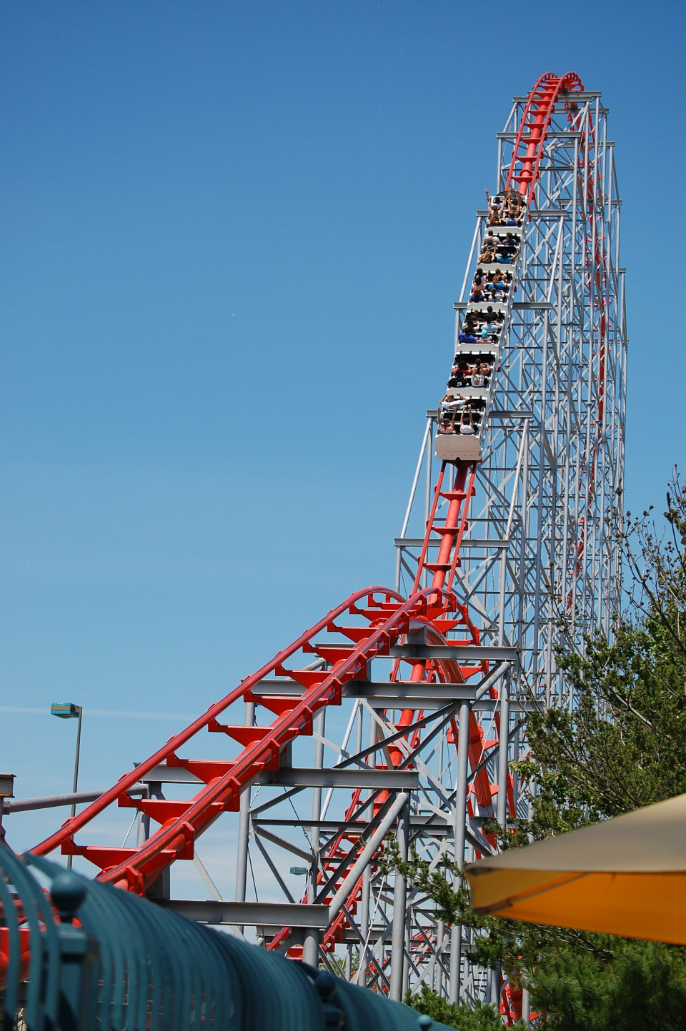 Several Cedar Point guests were forced to walk down a 200-plus-foot roller coaster Monday after the ride experienced a mechanical issue.