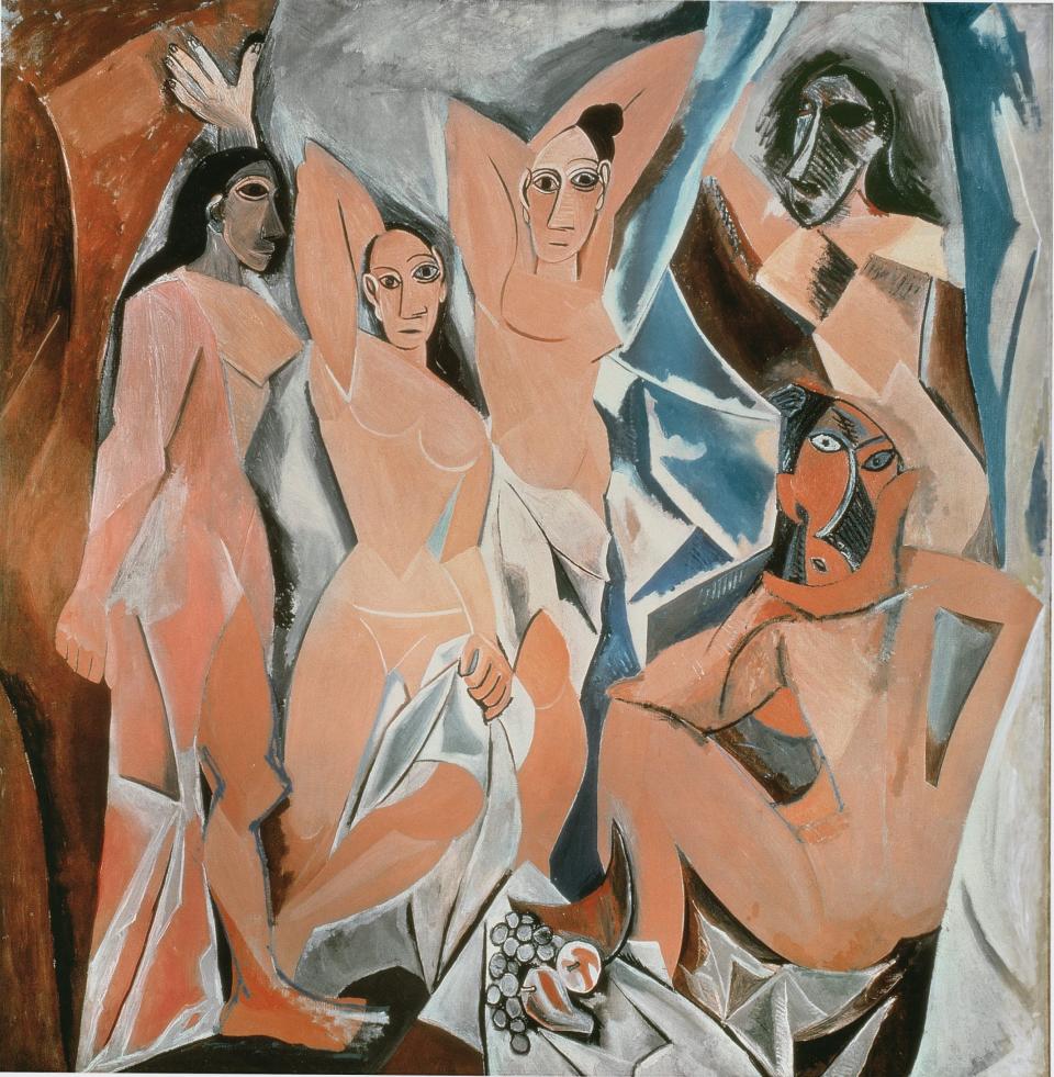 Pablo Picasso's proto-Cubist breakthrough Les Demoiselles d'Avignon, 1907 - Succession Picasso/DACS, London/Bridgeman Art Library