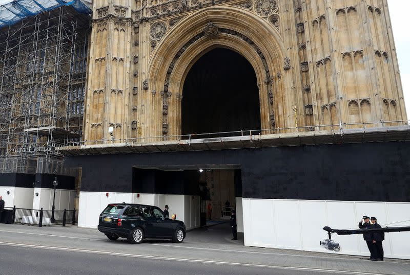 State Opening of Parliament at the Palace of Westminster, in London