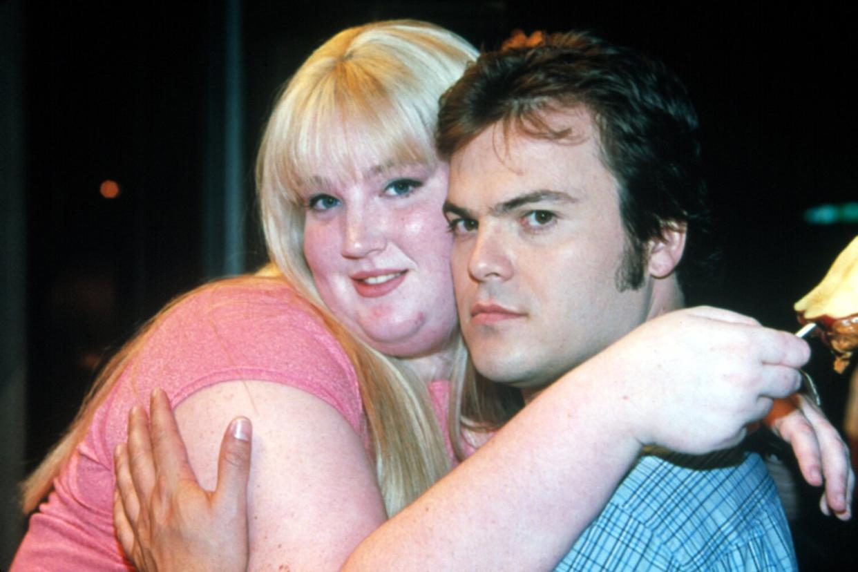 Ivy Snitzer and Jack Black in 2001