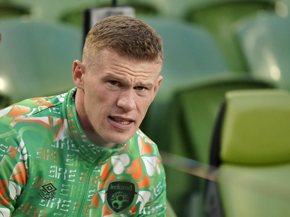 James McClean reposted a message describing him as a 'legend' for not joining his teammates in the minute's silence. (PA)