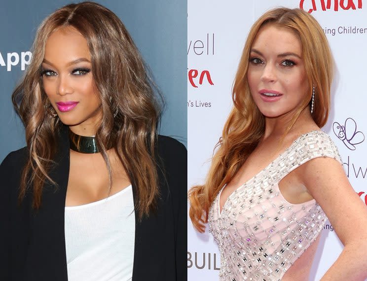 Tyra Banks has got a gig for Lindsay Lohan. (Photo: Getty Images)