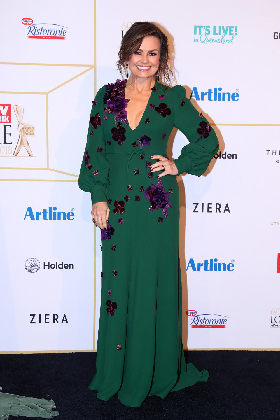 Lisa at the 2018 TV Week Logie Awards on the Gold Coast. Source: Getty