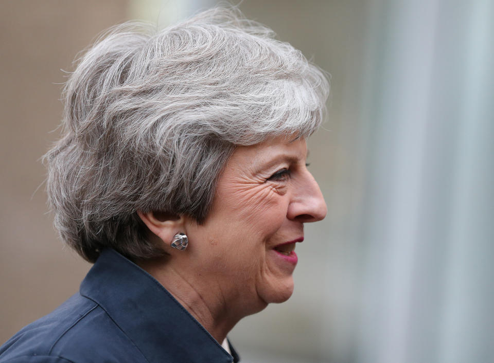 Prime minister Theresa May could be losing her party's vote to the Brexit Party (Picture: PA)