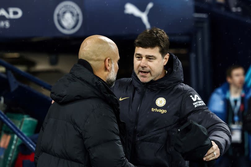 Pep Guardiola and Mauricio Pochettino