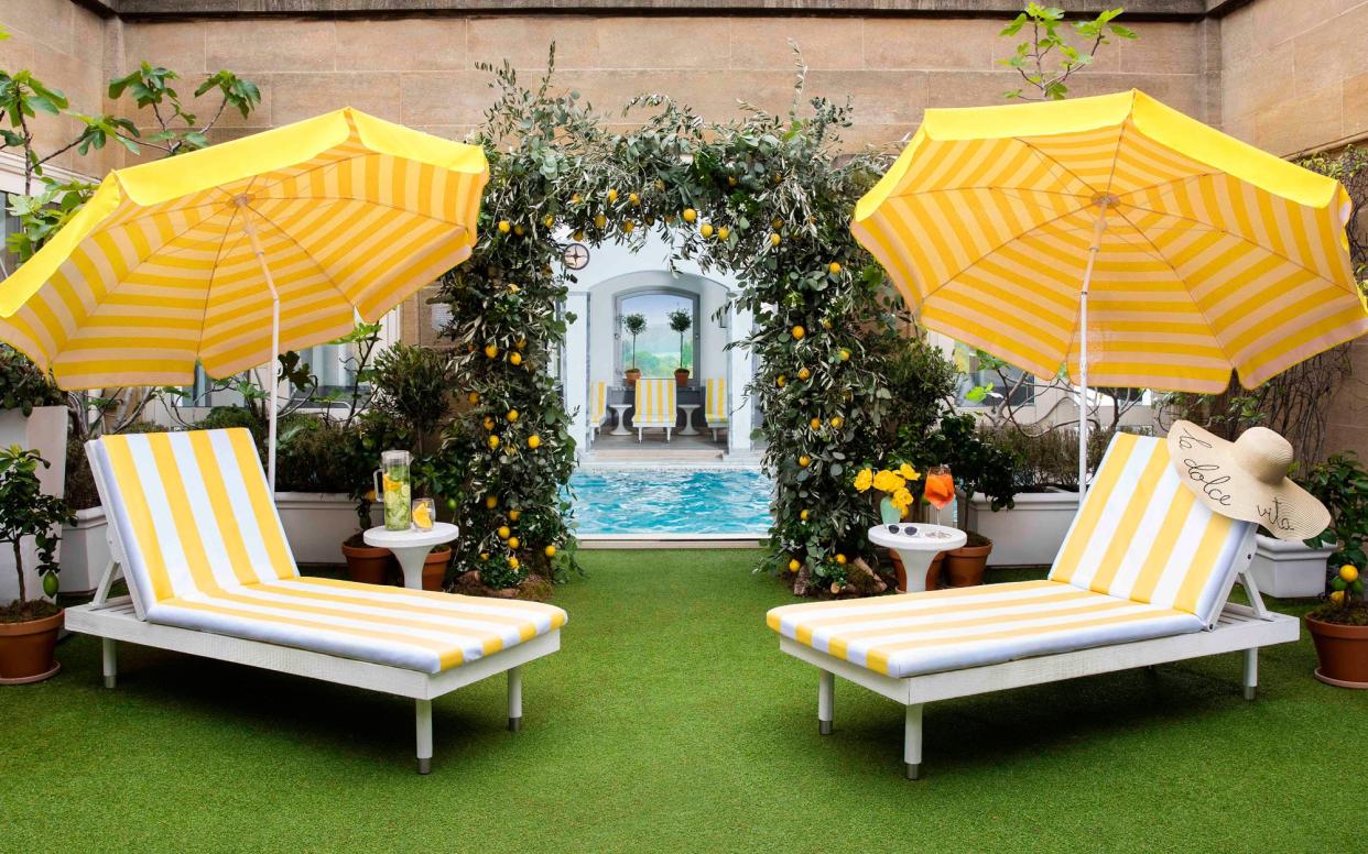 An Amalfi Coast-themed pop-up has come to the rooftop of The Berkeley Hotel in Knightsbridge