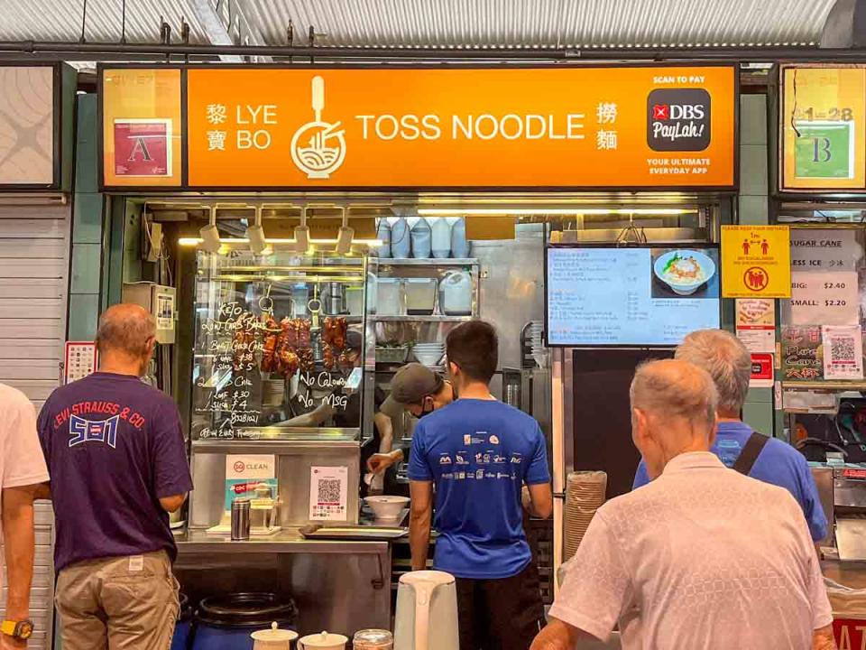 Lye Bo Toss Noodle - Stallfront